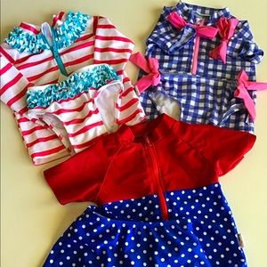 👙❤️☀️ EUC lot of SWIM ZIP baby bathing suits so 12-18mo ☀️🙂❤️